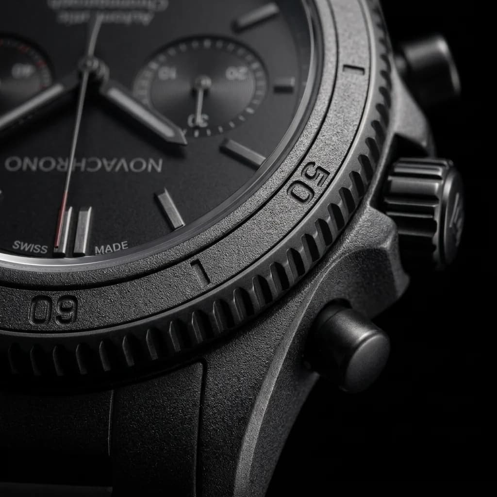 Grade 5 Obsidian Titanium Casing