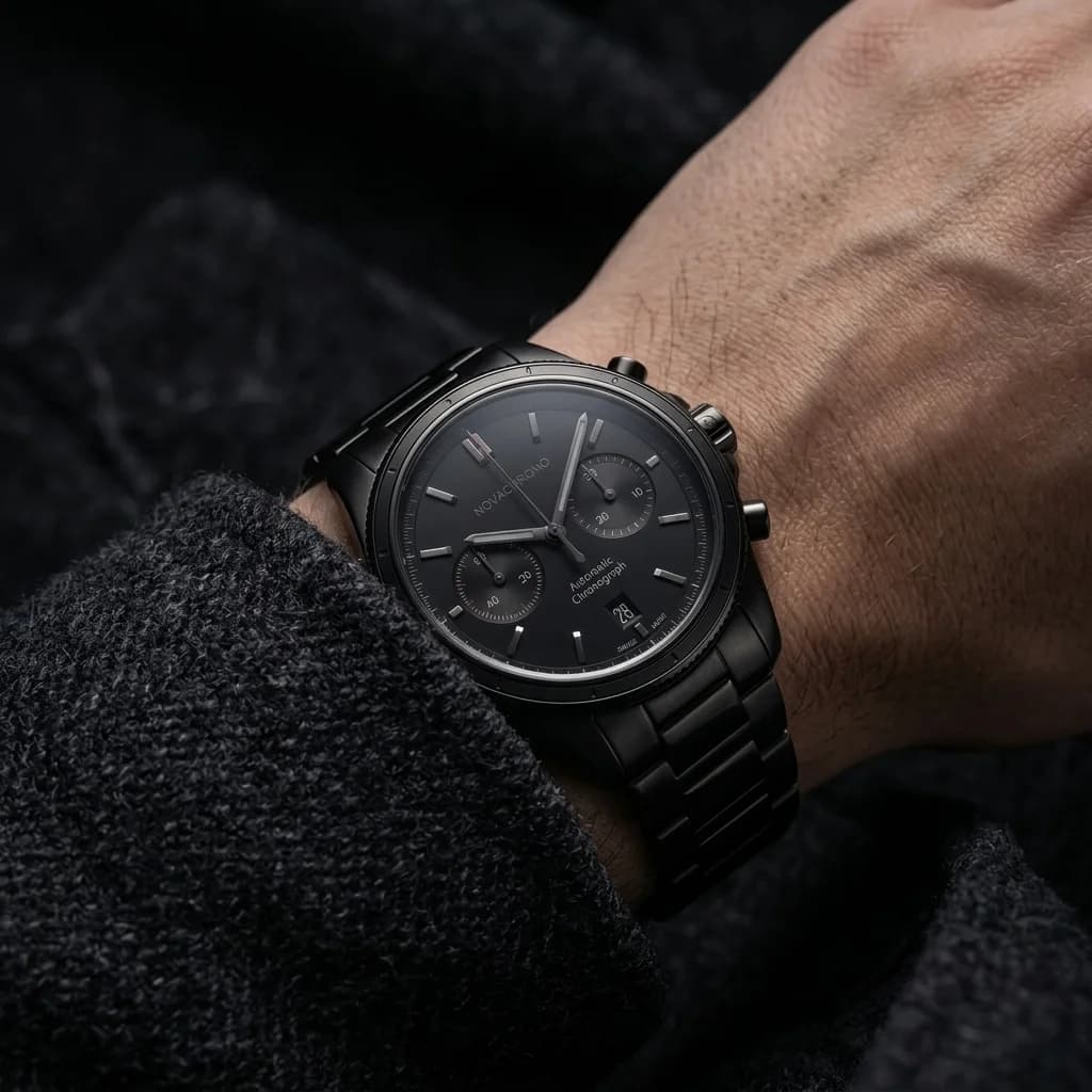 NOVACHRONO Stealth Watch on Wrist Lifestyle